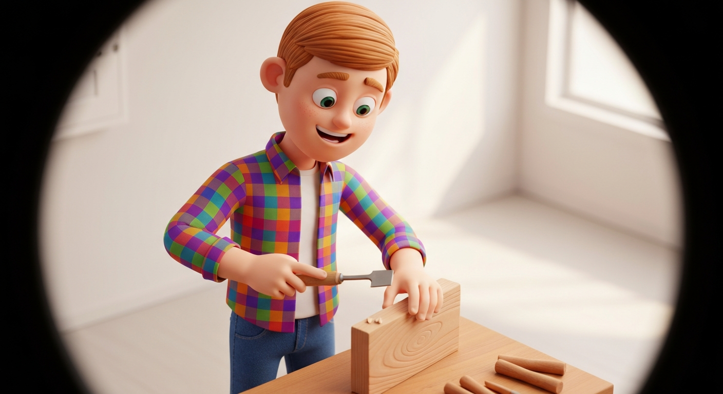 A person joyfully discovering their passion