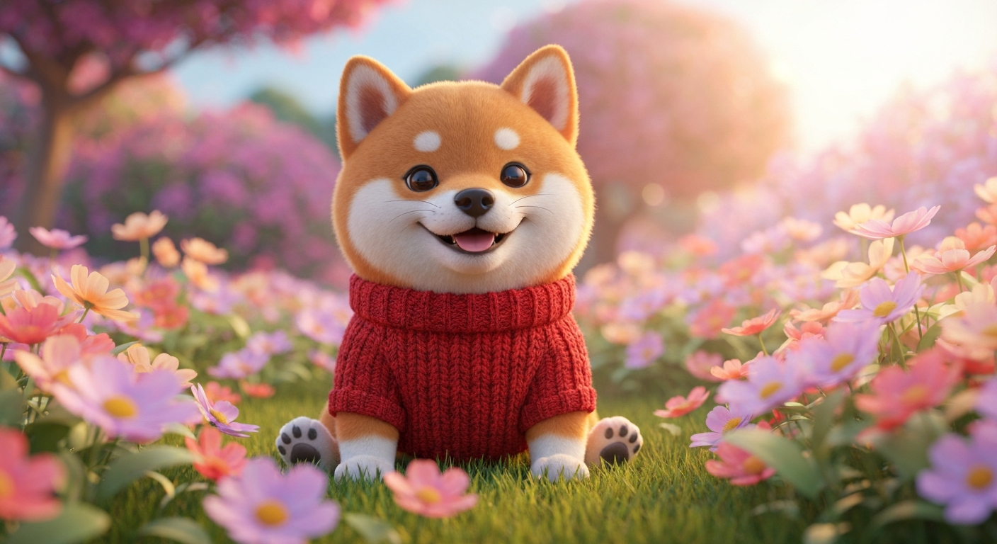 Cute 3D clay style, a man happily working on a laptop while his family smiles in the background, pastel colors